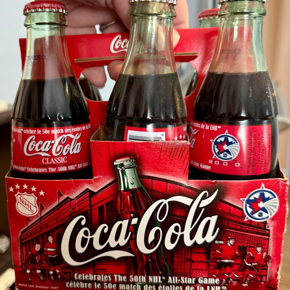 Coca-Cola Red Label 6-Pack Promotional Bottles
